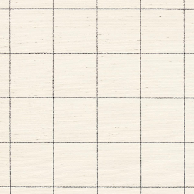 Windowpane Embroidered Sisal Charcoal 5015202 by Schumacher Designer Wallpaper Textured Wallcoverings & Printed Grasscloths 4.38" - Swanky Fabrics - Windowpane Embroidered Sisal Charcoal 5015202 by Schumacher Designer Wallpaper Textured Wallcoverings & Printed Grasscloths 4.38" - Swanky Fabrics -