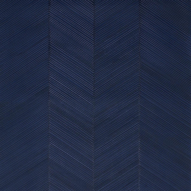 Chevron Texture Midnight Blue 5005654 by Schumacher Designer Wallpaper Textured Wallcoverings & Printed Grasscloths 13.5" - Swanky Fabrics -