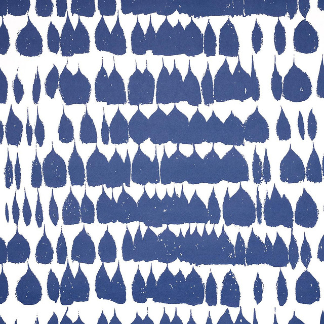 Queen Of Spain Navy 5005885 by Schumacher Designer Wallpaper Moon River 36.0" - Swanky Fabrics - Queen Of Spain Navy 5005885 by Schumacher Designer Wallpaper Moon River 36.0" - Swanky Fabrics -