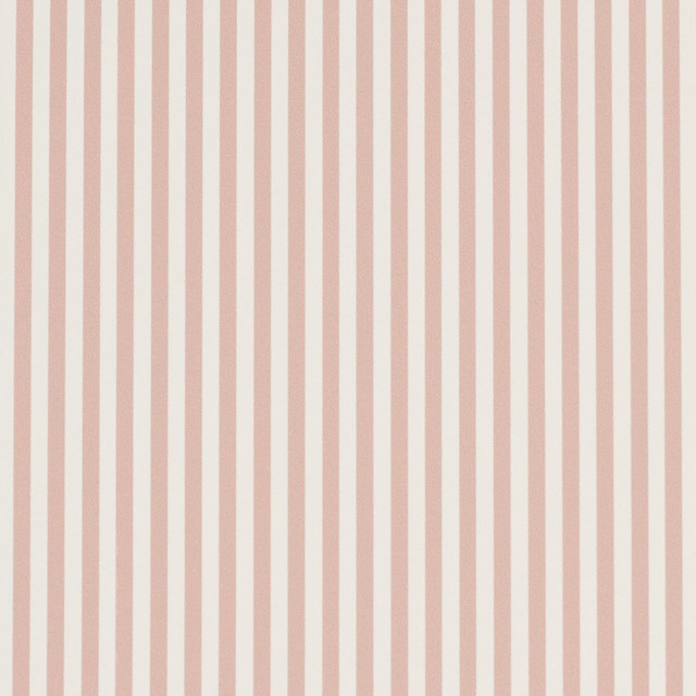 Emma Stripe Narrow Rose 5017200 by Schumacher Designer Wallpaper Perennial Favorites - Swanky Fabrics -