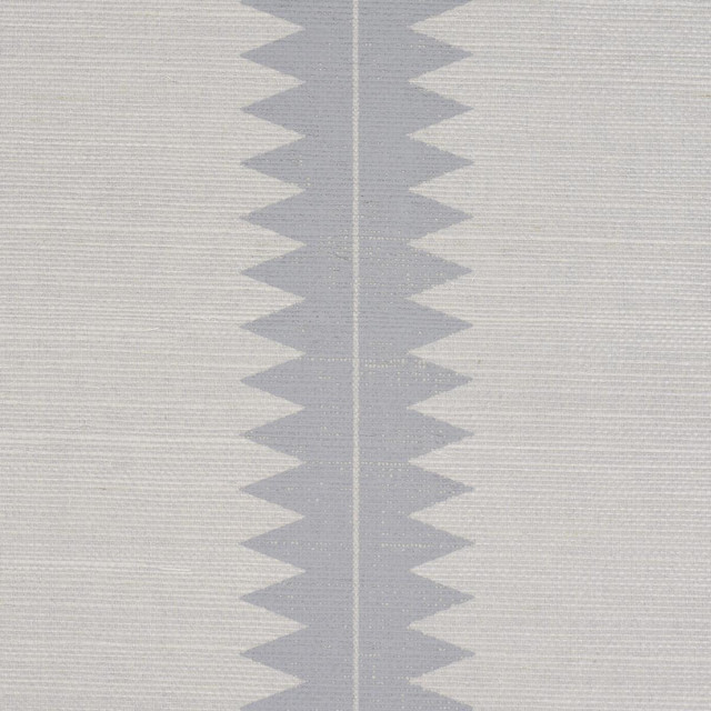 Bristle Stripe Sisal Dove 5016741 by Schumacher Designer Wallpaper Textured & Woven Wallcoverings 17.0" - Swanky Fabrics -