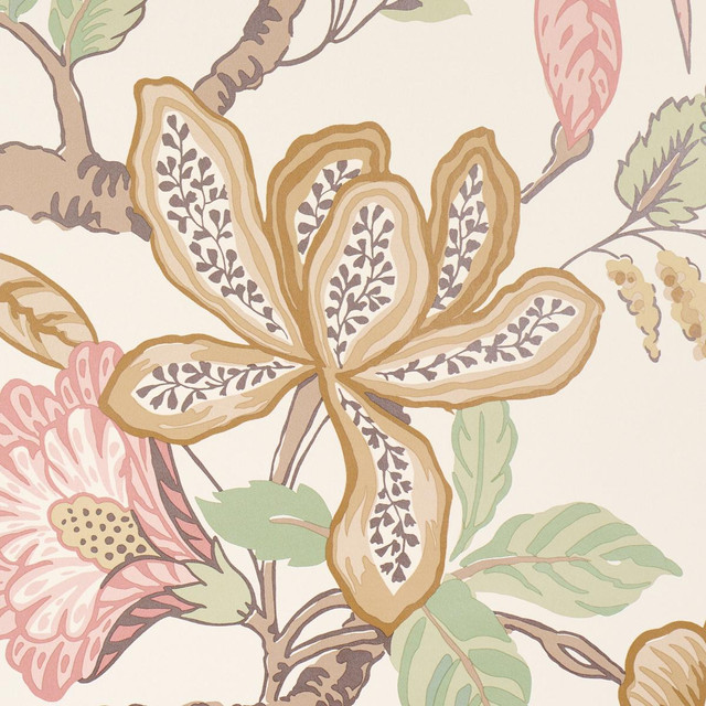 Huntington Gardens Ptale 5016661 by Schumacher Designer Wallpaper Timothy Corrigan 27.0" - Swanky Fabrics -