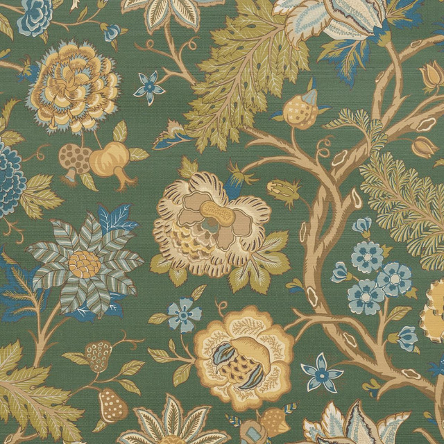 Darsy Tree Of Life Sisal Juniper 5015641 by Schumacher Designer Wallpaper Schumacher Classics 34.0" - Swanky Fabrics -
