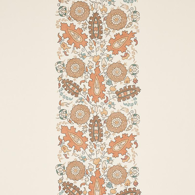 Anatolia Autumn 5012872 by Schumacher Designer Wallpaper Cabana 27.0" - Swanky Fabrics - Anatolia Autumn 5012872 by Schumacher Designer Wallpaper Cabana 27.0" - Swanky Fabrics -
