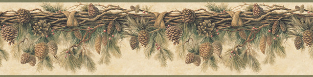 Wyola Olive Pinecone Forest Wallpaper by Chesapeake Designer Echo Lake Lodge Covers about 11.3 square feet 9-in by 15-ft long roll Prepasted 0 - Swanky Fabrics - Wyola Olive Pinecone Forest Wallpaper by Chesapeake Designer Echo Lake Lodge Covers about 11.3 square feet 9-in by 15-ft long roll Prepasted 0 - Swanky Fabrics -