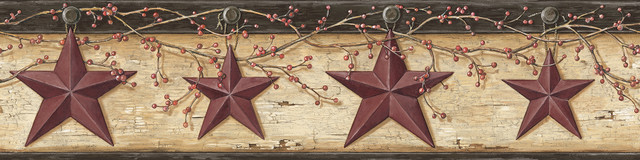 Ennis Maroon Rustic Barn Star Wallpaper by Chesapeake Designer Homestead Covers about 7.5 square feet 6-in by 15-ft long roll Prepasted 0 - Swanky Fabrics - Ennis Maroon Rustic Barn Star Wallpaper by Chesapeake Designer Homestead Covers about 7.5 square feet 6-in by 15-ft long roll Prepasted 0 - Swanky Fabrics -