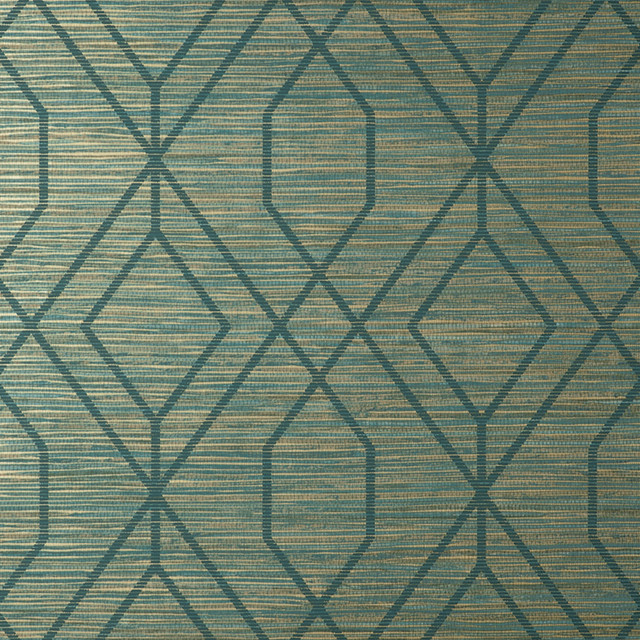 Fusion Teal Trellis Wallpaper by Fine Decor Designer Medley Covers about 56.4 square feet 20.5-in by 33-ft long roll Unpasted 20.9 - Swanky Fabrics - Fusion Teal Trellis Wallpaper by Fine Decor Designer Medley Covers about 56.4 square feet 20.5-in by 33-ft long roll Unpasted 20.9 - Swanky Fabrics -