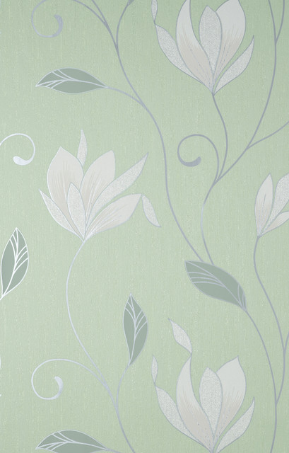 Synergy Light Green Floral Wallpaper by Fine Decor Designer Medley Covers about 56.4 square feet 20.5-in by 33-ft long roll Unpasted 25.2 - Swanky Fabrics - Synergy Light Green Floral Wallpaper by Fine Decor Designer Medley Covers about 56.4 square feet 20.5-in by 33-ft long roll Unpasted 25.2 - Swanky Fabrics -