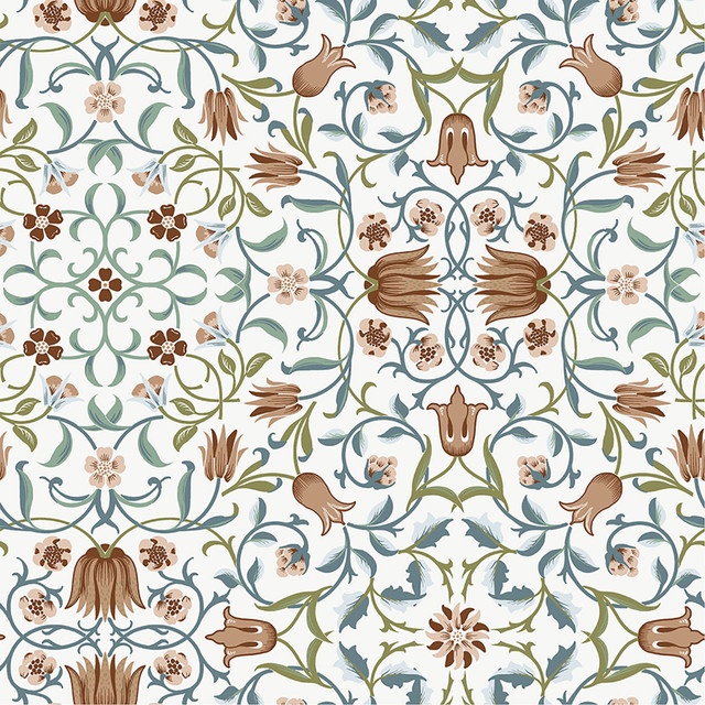 No 1 Holland Park Red Floral Wallpaper by A-Street Prints Designer Hidden Treasures Covers about 57.5 square feet 20.9-in by 33-ft long roll Unpasted 20.9 - Swanky Fabrics - No 1 Holland Park Red Floral Wallpaper by A-Street Prints Designer Hidden Treasures Covers about 57.5 square feet 20.9-in by 33-ft long roll Unpasted 20.9 - Swanky Fabrics -