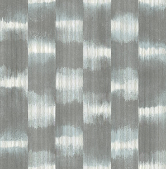 Baldwin Slate Shibori Stripe Wallpaper by A-Street Prints Designer Solace Covers about 56.4 square feet 20.5-in by 33-ft long roll Unpasted 20.86 - Swanky Fabrics - Baldwin Slate Shibori Stripe Wallpaper by A-Street Prints Designer Solace Covers about 56.4 square feet 20.5-in by 33-ft long roll Unpasted 20.86 - Swanky Fabrics -