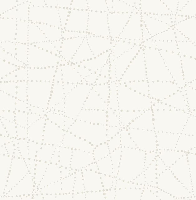 Alcott Ivory Dotted Wallpaper by A-Street Prints Designer Solace Covers about 56.4 square feet 20.5-in by 33-ft long roll Unpasted 20.86 - Swanky Fabrics -
