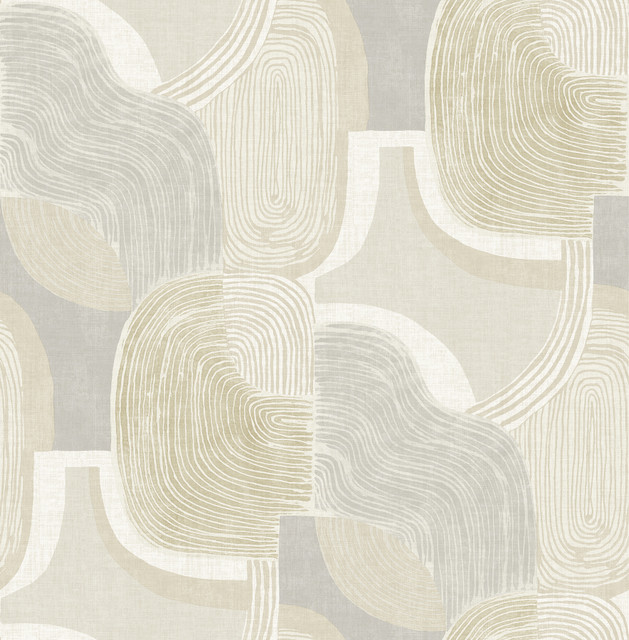 Hollace Honey Geometric Wallpaper by A-Street Prints Designer Solace Covers about 56.4 square feet 20.5-in by 33-ft long roll Unpasted 20.86 - Swanky Fabrics - Hollace Honey Geometric Wallpaper by A-Street Prints Designer Solace Covers about 56.4 square feet 20.5-in by 33-ft long roll Unpasted 20.86 - Swanky Fabrics -