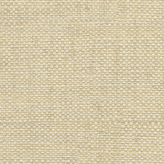 Caviar Neutral Basketweave Wallpaper by Warner Designer Textures & Weaves Covers about 60.8 square feet 27-in by 27-ft long roll Unpasted 0 - Swanky Fabrics -