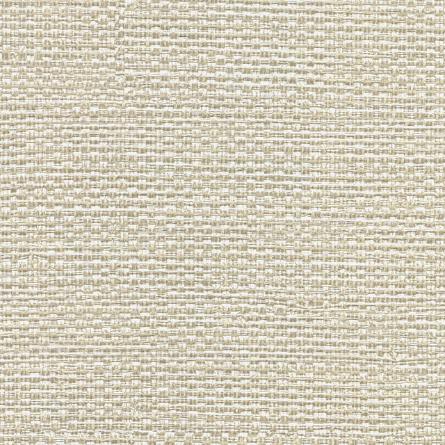 Bohemian Bling Off White Basketweave Wallpaper by Warner Designer Textures & Weaves Covers about 60.8 square feet 27-in by 27-ft long roll Unpasted 0 - Swanky Fabrics -