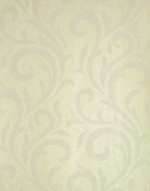 Damask Green Star Wallpaper by Brewster Designer Kitchen, Bed, & Bath IV Covers about 56.4 square feet 20.5-in by 33-ft long roll Unpasted 20.8 - Swanky Fabrics -