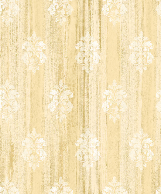 Alison Yellow Damask Motif Wallpaper by Advantage Designer Traditional Covers about 57.8 square feet 21-in by 33-ft long roll Unpasted 25 - Swanky Fabrics - Alison Yellow Damask Motif Wallpaper by Advantage Designer Traditional Covers about 57.8 square feet 21-in by 33-ft long roll Unpasted 25 - Swanky Fabrics -