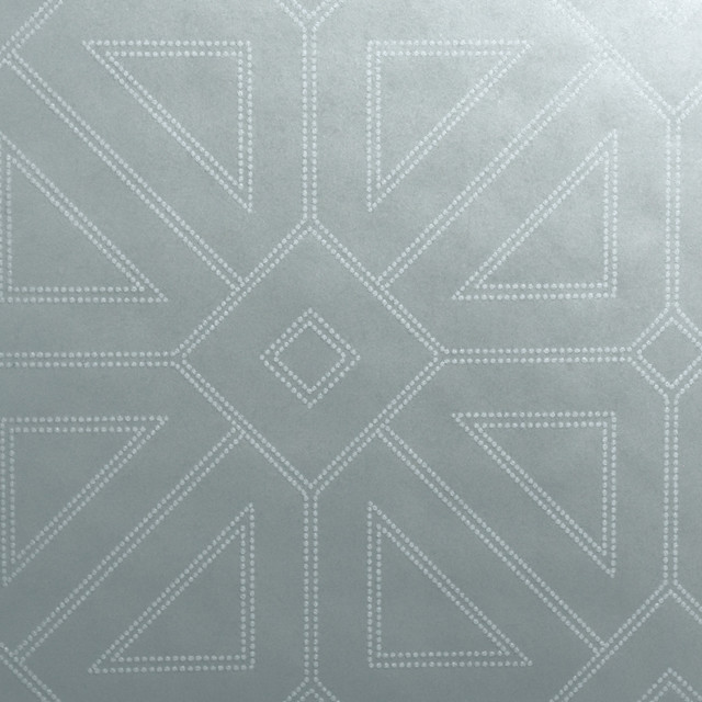 Voltaire Silver Beaded Geometric Wallpaper by A-Street Prints Designer Theory Covers about 56.4 square feet 20.5-in by 33-ft long roll Unpasted 20.9 - Swanky Fabrics - Voltaire Silver Beaded Geometric Wallpaper by A-Street Prints Designer Theory Covers about 56.4 square feet 20.5-in by 33-ft long roll Unpasted 20.9 - Swanky Fabrics -