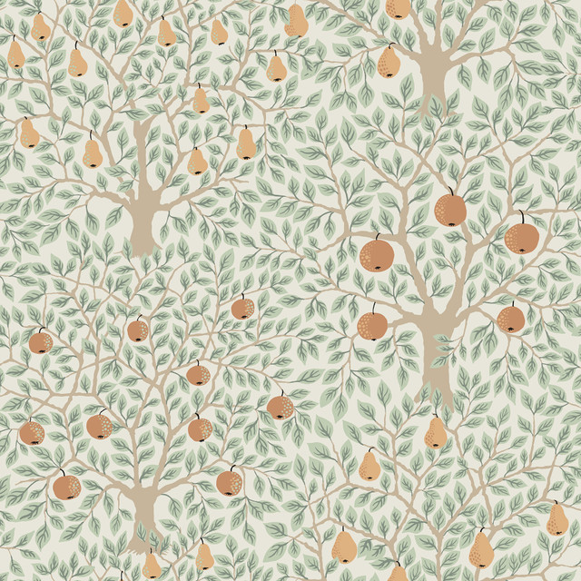 Pomona Multicolor Fruit Tree Wallpaper by A-Street Prints Designer Spring Covers about 56.4 square feet 20.5-in by 33-ft long roll Unpasted 20.9 - Swanky Fabrics - Pomona Multicolor Fruit Tree Wallpaper by A-Street Prints Designer Spring Covers about 56.4 square feet 20.5-in by 33-ft long roll Unpasted 20.9 - Swanky Fabrics -