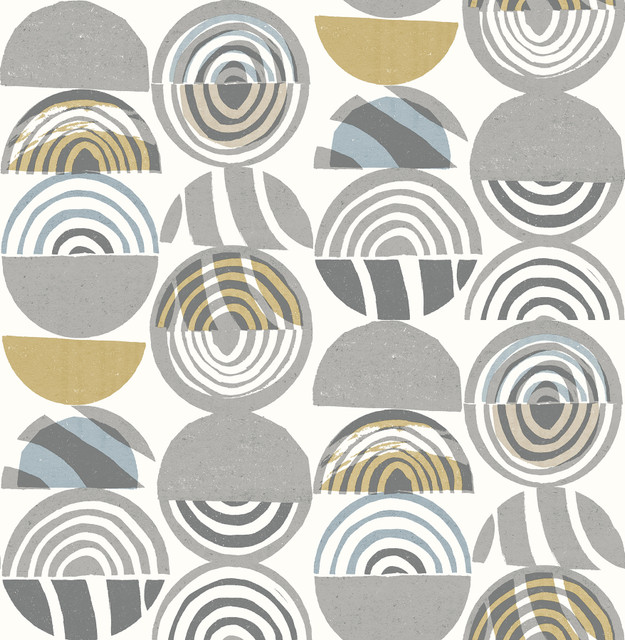 Mage Grey Mod Geometric Wallpaper by A-Street Prints Designer Seychelles Covers about 56.4 square feet 20.5-in by 33-ft long roll Unpasted 20.9 - Swanky Fabrics - Mage Grey Mod Geometric Wallpaper by A-Street Prints Designer Seychelles Covers about 56.4 square feet 20.5-in by 33-ft long roll Unpasted 20.9 - Swanky Fabrics -