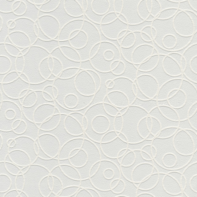 Artemisia White Circles Paintable Wallpaper by Brewster Designer PaintWorks Covers about 57.5 square feet 20.9-in by 33-ft long roll Unpasted 12.5 - Swanky Fabrics - Artemisia White Circles Paintable Wallpaper by Brewster Designer PaintWorks Covers about 57.5 square feet 20.9-in by 33-ft long roll Unpasted 12.5 - Swanky Fabrics -