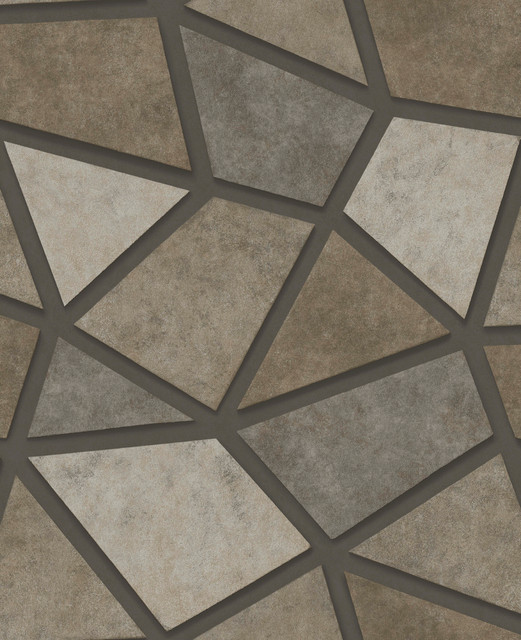 Coty Brown Mosaic Wallpaper by Fine Decor Designer Medley Covers about 56.4 square feet 20.5-in by 33-ft long roll Unpasted 25 - Swanky Fabrics - Coty Brown Mosaic Wallpaper by Fine Decor Designer Medley Covers about 56.4 square feet 20.5-in by 33-ft long roll Unpasted 25 - Swanky Fabrics -