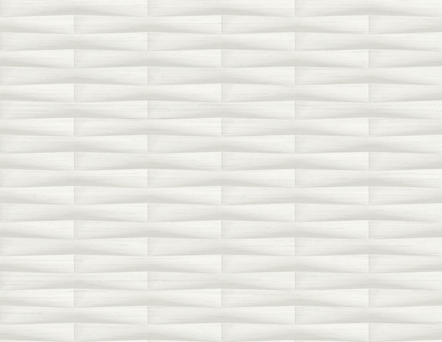 Gator White Geometric Stripe Wallpaper by A-Street Prints Designer Inlay Covers about 60.8 square feet 27-in by 27-ft long roll Unpasted 10.4 - Swanky Fabrics -