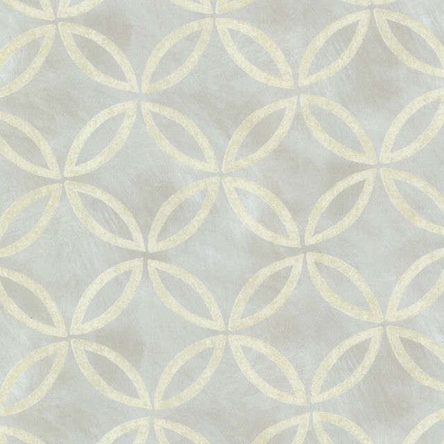 Cloverleaf Blue Geometric Wallpaper by Warner Studios Designer Super Value Program Covers about 60.8 square feet 27-in by 27-ft long roll Unpasted 18 - Swanky Fabrics - Cloverleaf Blue Geometric Wallpaper by Warner Studios Designer Super Value Program Covers about 60.8 square feet 27-in by 27-ft long roll Unpasted 18 - Swanky Fabrics -