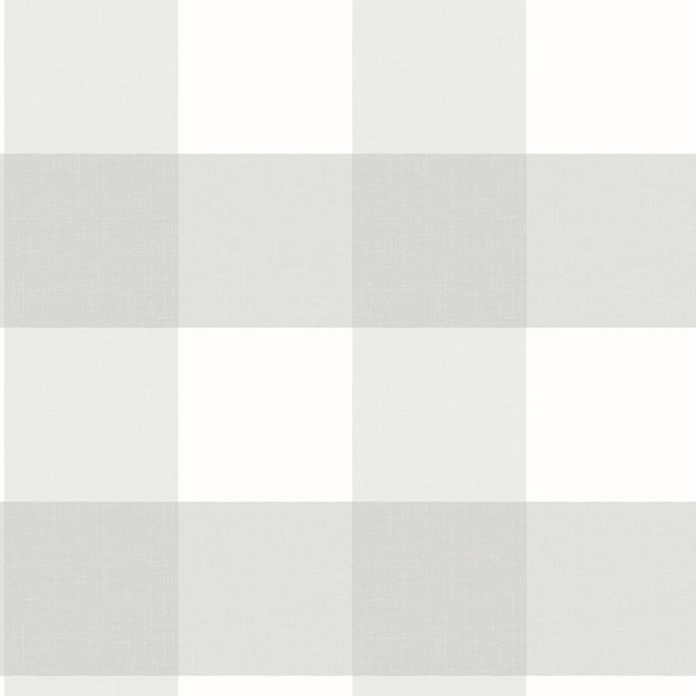Amos Grey Gingham Wallpaper by Chesapeake Designer Homestead Covers about 56.4 square feet 20.5-in by 33-ft long roll Prepasted 20.5 - Swanky Fabrics - Amos Grey Gingham Wallpaper by Chesapeake Designer Homestead Covers about 56.4 square feet 20.5-in by 33-ft long roll Prepasted 20.5 - Swanky Fabrics -