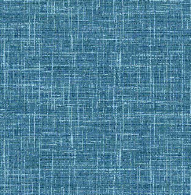 Emerson Teal Faux Linen Wallpaper by A-Street Prints Designer Happy Covers about 56.4 square feet 20.5-in by 33-ft long roll Unpasted 0 - Swanky Fabrics - Emerson Teal Faux Linen Wallpaper by A-Street Prints Designer Happy Covers about 56.4 square feet 20.5-in by 33-ft long roll Unpasted 0 - Swanky Fabrics -