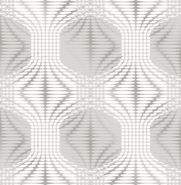 Optic Silver Geometric Wallpaper by A-Street Prints Designer Geometrie Covers about 56.4 square feet 20.5-in by 33-ft long roll Unpasted 21 - Swanky Fabrics - Optic Silver Geometric Wallpaper by A-Street Prints Designer Geometrie Covers about 56.4 square feet 20.5-in by 33-ft long roll Unpasted 21 - Swanky Fabrics -