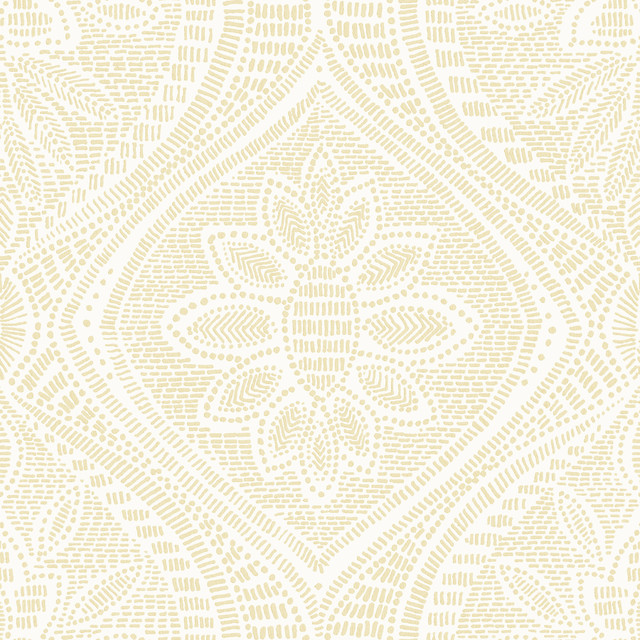 Scout Light Yellow Floral Ogee Wallpaper by A-Street Prints Designer Georgia Covers about 56.4 square feet 20.5-in by 33-ft long roll Unpasted 10.4 - Swanky Fabrics - Scout Light Yellow Floral Ogee Wallpaper by A-Street Prints Designer Georgia Covers about 56.4 square feet 20.5-in by 33-ft long roll Unpasted 10.4 - Swanky Fabrics -