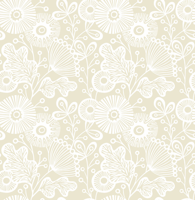Ana Cream Floral Wallpaper by A-Street Prints Designer Folklore Covers about 56.4 square feet 20.5-in by 33-ft long roll Unpasted 10.4 - Swanky Fabrics - Ana Cream Floral Wallpaper by A-Street Prints Designer Folklore Covers about 56.4 square feet 20.5-in by 33-ft long roll Unpasted 10.4 - Swanky Fabrics -