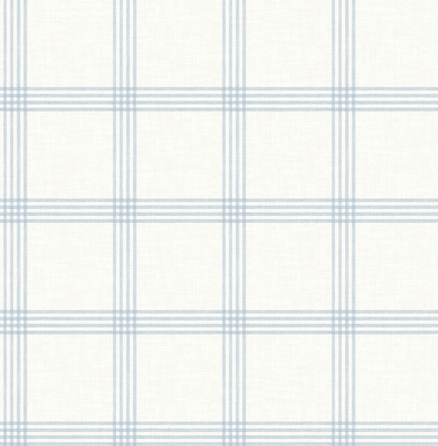 Twain Light Blue Plaid Wallpaper by Chesapeake Designer Wildflower Covers about 56.4 square feet 20.5-in by 33-ft long roll Unpasted 5.2 - Swanky Fabrics - Twain Light Blue Plaid Wallpaper by Chesapeake Designer Wildflower Covers about 56.4 square feet 20.5-in by 33-ft long roll Unpasted 5.2 - Swanky Fabrics -