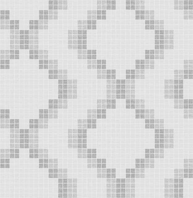 Mosaic Grey Grid Wallpaper by A-Street Prints Designer Eclipse Covers about 56.4 square feet 20.5-in by 33-ft long roll Unpasted 10.4 - Swanky Fabrics - Mosaic Grey Grid Wallpaper by A-Street Prints Designer Eclipse Covers about 56.4 square feet 20.5-in by 33-ft long roll Unpasted 10.4 - Swanky Fabrics -