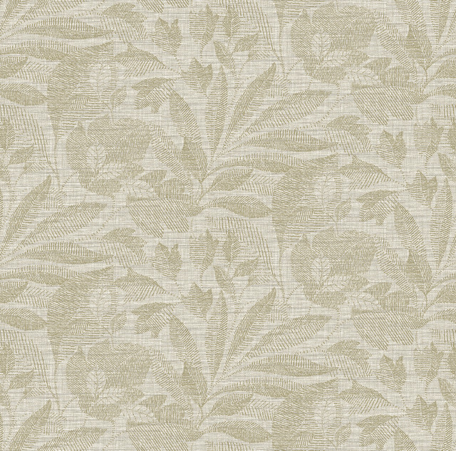 Lei Neutral Etched Leaves Wallpaper by A-Street Prints Designer Dimensions Covers about 60.8 square feet 27-in by 27-ft long roll Unpasted 27 - Swanky Fabrics - Lei Neutral Etched Leaves Wallpaper by A-Street Prints Designer Dimensions Covers about 60.8 square feet 27-in by 27-ft long roll Unpasted 27 - Swanky Fabrics -