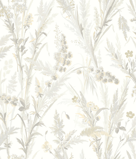 Hillaire Wheat Meadow Wallpaper by Chesapeake Designer Delphine Covers about 56.4 square feet 20.5-in by 33-ft long roll Prepasted 24 - Swanky Fabrics - Hillaire Wheat Meadow Wallpaper by Chesapeake Designer Delphine Covers about 56.4 square feet 20.5-in by 33-ft long roll Prepasted 24 - Swanky Fabrics -