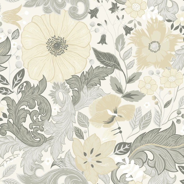 Victoria Pastel Floral Nouveau Wallpaper by A-Street Prints Designer Annelie Covers about 57.5 square feet 20.9-in by 33-ft long roll Unpasted 20.9 - Swanky Fabrics - Victoria Pastel Floral Nouveau Wallpaper by A-Street Prints Designer Annelie Covers about 57.5 square feet 20.9-in by 33-ft long roll Unpasted 20.9 - Swanky Fabrics -