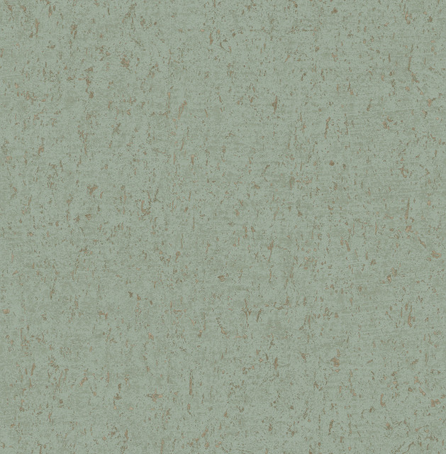 Guri Green Faux Concrete Wallpaper by A-Street Prints Designer Alchemy Covers about 56.4 square feet 20.5-in by 33-ft long roll Unpasted 0 - Swanky Fabrics -