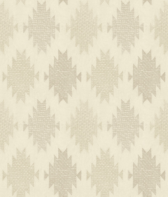 Stitched Heirloom Khaki Wallpaper by Chesapeake Designer Yellowstone Covers about 56.4 square feet 20.5-in by 33-ft long roll Prepasted 24 - Swanky Fabrics -