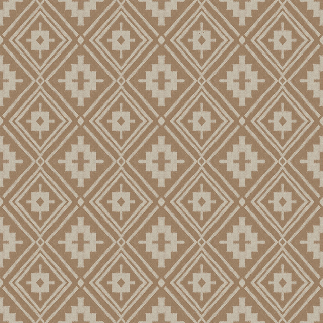 Camp Blanket Chestnut Wallpaper by Chesapeake Designer Yellowstone Covers about 56.4 square feet 20.5-in by 33-ft long roll Prepasted 20.5 - Swanky Fabrics -