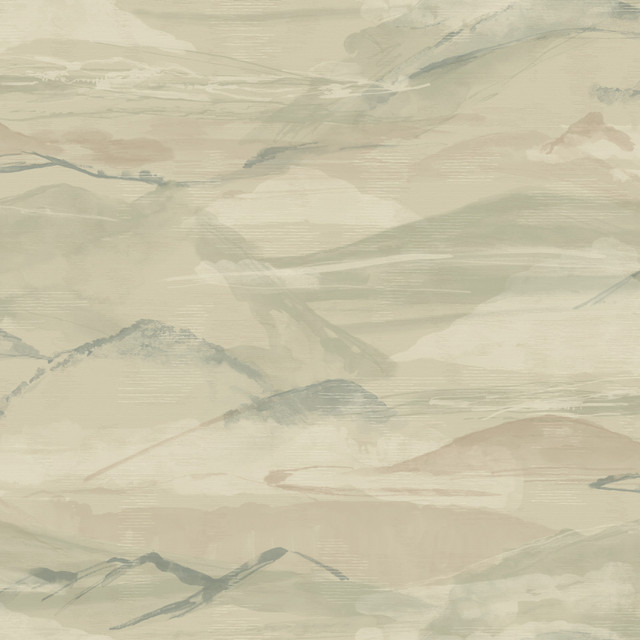 Bozeman Mountains Moss Wallpaper by Chesapeake Designer Yellowstone Covers about 56.4 square feet 20.5-in by 33-ft long roll Prepasted 20.5 - Swanky Fabrics - Bozeman Mountains Moss Wallpaper by Chesapeake Designer Yellowstone Covers about 56.4 square feet 20.5-in by 33-ft long roll Prepasted 20.5 - Swanky Fabrics -