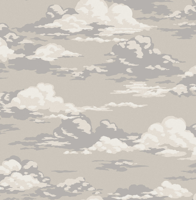 Cumulus Neutral Clouds Wallpaper by Advantage Designer Westbury Forest Covers about 56.4 square feet 20.5-in by 33-ft long roll Unpasted 20.9 - Swanky Fabrics - Cumulus Neutral Clouds Wallpaper by Advantage Designer Westbury Forest Covers about 56.4 square feet 20.5-in by 33-ft long roll Unpasted 20.9 - Swanky Fabrics -