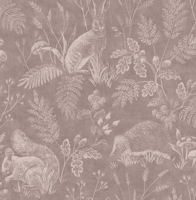 Woodland Mahogany Toile Wallpaper by Advantage Designer Westbury Forest Covers about 56.4 square feet 20.5-in by 33-ft long roll Unpasted 20.9 - Swanky Fabrics - Woodland Mahogany Toile Wallpaper by Advantage Designer Westbury Forest Covers about 56.4 square feet 20.5-in by 33-ft long roll Unpasted 20.9 - Swanky Fabrics -