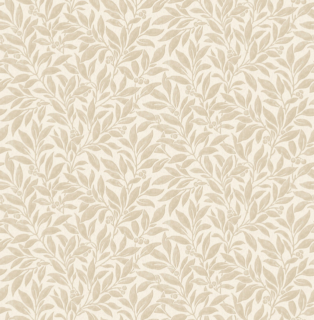 Winter Berry Beige Vine Wallpaper by Advantage Designer Westbury Forest Covers about 56.4 square feet 20.5-in by 33-ft long roll Unpasted 20.9 - Swanky Fabrics - Winter Berry Beige Vine Wallpaper by Advantage Designer Westbury Forest Covers about 56.4 square feet 20.5-in by 33-ft long roll Unpasted 20.9 - Swanky Fabrics -