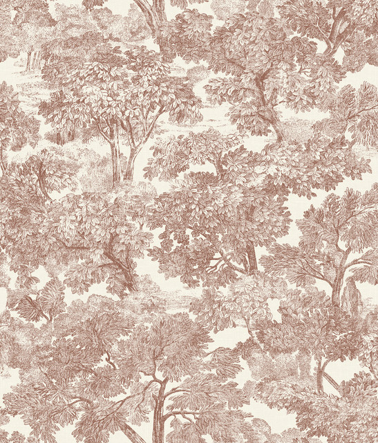 Spinney Red Toile Wallpaper by Chesapeake Designer Wildflower Covers about 56.4 square feet 20.5-in by 33-ft long roll Prepasted 24 - Swanky Fabrics - Spinney Red Toile Wallpaper by Chesapeake Designer Wildflower Covers about 56.4 square feet 20.5-in by 33-ft long roll Prepasted 24 - Swanky Fabrics -