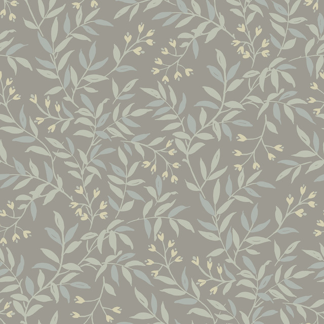 Senna Silver Budding Vines Wallpaper by Chesapeake Designer Wildflower Covers about 56.4 square feet 20.5-in by 33-ft long roll Prepasted 20.5 - Swanky Fabrics - Senna Silver Budding Vines Wallpaper by Chesapeake Designer Wildflower Covers about 56.4 square feet 20.5-in by 33-ft long roll Prepasted 20.5 - Swanky Fabrics -