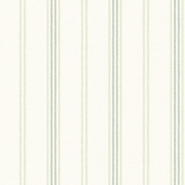Lovage Green Linen Stripe Wallpaper by Chesapeake Designer Wildflower Covers about 56.4 square feet 20.5-in by 33-ft long roll Prepasted 0 - Swanky Fabrics - Lovage Green Linen Stripe Wallpaper by Chesapeake Designer Wildflower Covers about 56.4 square feet 20.5-in by 33-ft long roll Prepasted 0 - Swanky Fabrics -