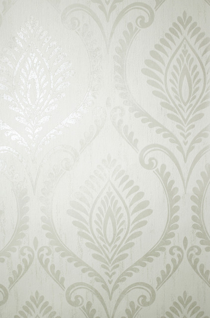 Estelle Dove Damask Wallpaper by Fine Decor Designer Medley Covers about 56.4 square feet 20.5-in by 33-ft long roll Unpasted 25.2 - Swanky Fabrics - Estelle Dove Damask Wallpaper by Fine Decor Designer Medley Covers about 56.4 square feet 20.5-in by 33-ft long roll Unpasted 25.2 - Swanky Fabrics -