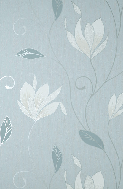 Synergy Light Blue Floral Wallpaper by Fine Decor Designer Medley Covers about 56.4 square feet 20.5-in by 33-ft long roll Unpasted 25.2 - Swanky Fabrics - Synergy Light Blue Floral Wallpaper by Fine Decor Designer Medley Covers about 56.4 square feet 20.5-in by 33-ft long roll Unpasted 25.2 - Swanky Fabrics -