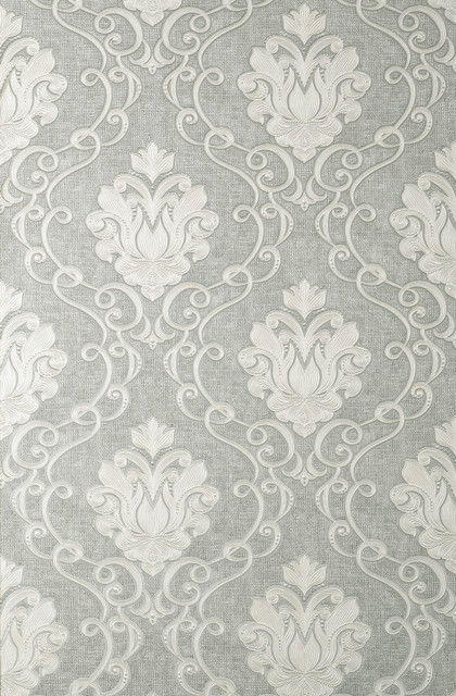 Florentine Grey Damask Wallpaper by Fine Decor Designer Medley Covers about 57.5 square feet 20.9-in by 33-ft long roll Unpasted 25.2 - Swanky Fabrics - Florentine Grey Damask Wallpaper by Fine Decor Designer Medley Covers about 57.5 square feet 20.9-in by 33-ft long roll Unpasted 25.2 - Swanky Fabrics -